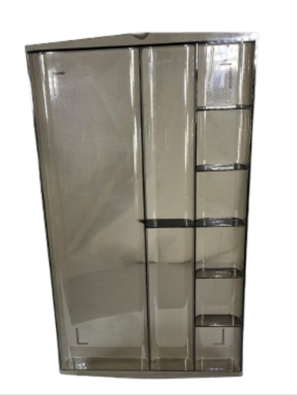Brown Plastic Home Drawer Organizer Storage Bin